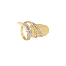 The Golden Glam Nail RIng
