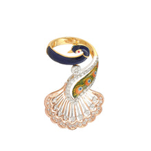 Dancing Peacock Ring