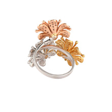 Tri Flower Ring
