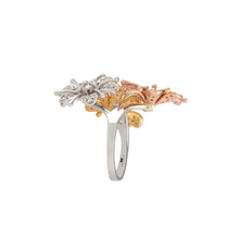 Tri Flower Ring