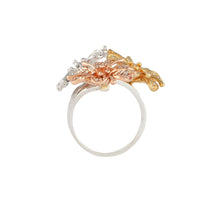 Tri Flower Ring