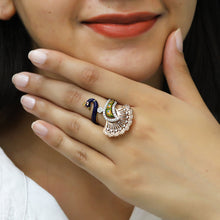 Dancing Peacock Ring