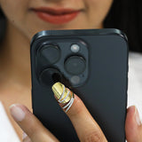 The Golden Glam Nail RIng